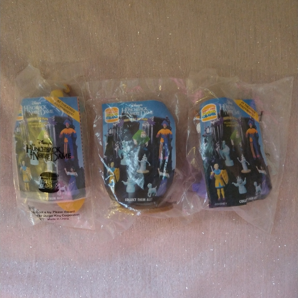 Burger King happy meal toys hunchback of notredame